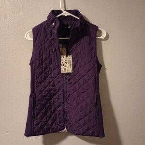 Purple Quilted Women's Vest